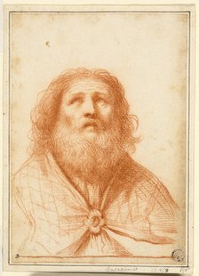 Bust of Saint or High Priest, c. 1645. Creator: Guercino.