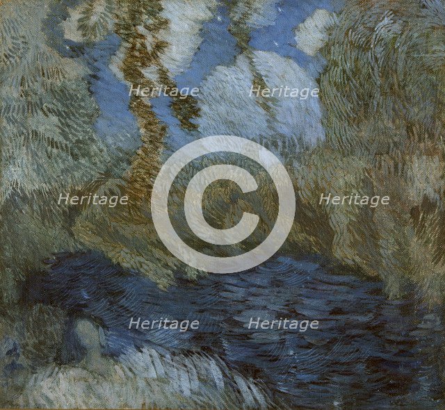 Night. Wind, 1907. Artist: Utkin, Pyotr Savvich (1877-1934)