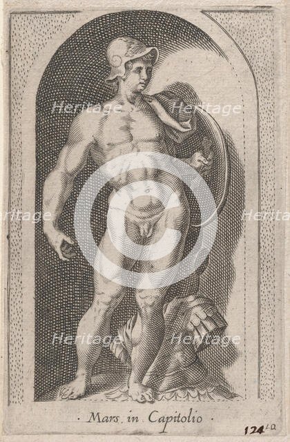 Speculum Romanae Magnificentiae: Mars (Mars in Capitolio), 16th century., 16th century. Creator: Anon.