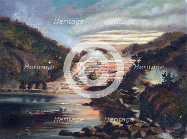 Pink terraces,  c1885. Creator: Unknown.