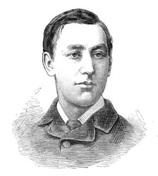 The Universities' Boat-Race: the Oxford crew, 1881.  Creator: Unknown.