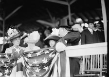 William Howard Taft And His Wife Helen "Nellie" Taft At Horse Show, 1911. Creator: Harris & Ewing.