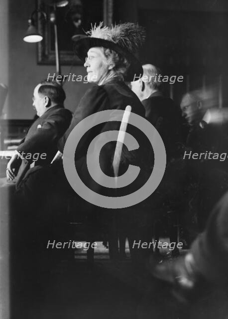 Mrs. Angle in court, 1915. Creator: Bain News Service.