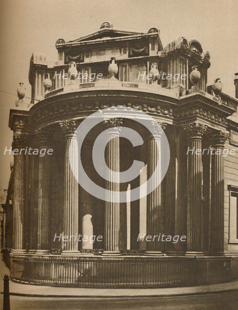 'Tivoli Corner, Sir John Soane's Masterpiece at the Bank of England', c1935. Creator: Joel.