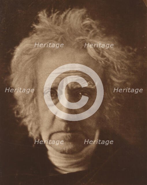 Sir John Herschel, 1867. Creator: Julia Margaret Cameron.