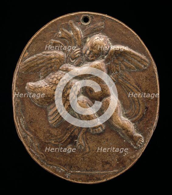 Cupid on a Swan. Creator: Giovanni Bernardi.