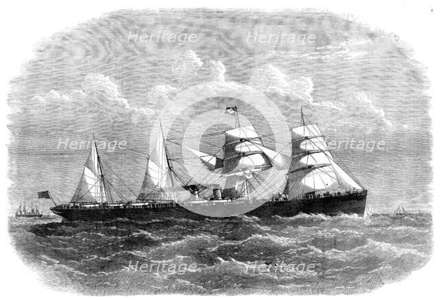 The new steam-ship Egypt, 1871. Creator: Unknown.