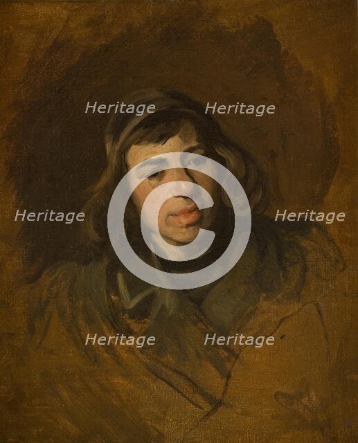 Young Jew, between 1840-1848. Creator: Piotr Michalowski.