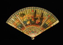 Brisé fan, probably French, first quarter 18th century. Creator: Unknown.