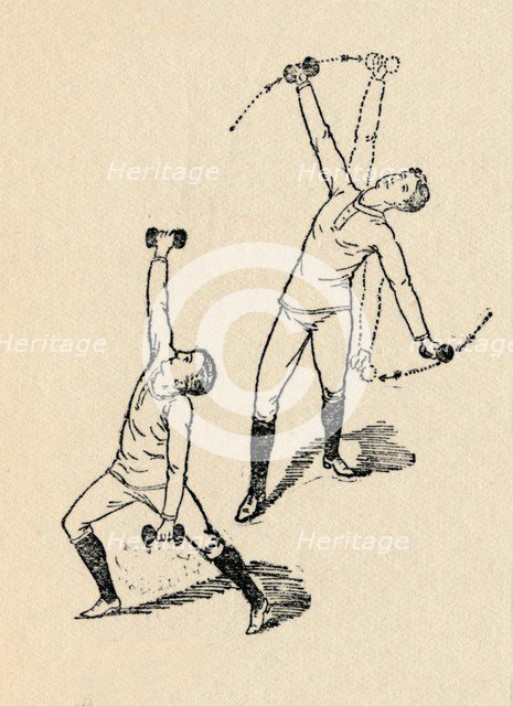 'Dumb-Bell Exercises', 1912. Artist: Unknown.