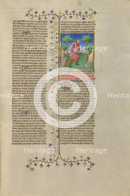 Prusias II, King of Bithynia, Reduced to Begging; Des cas des nobles hommes et femmes, about 1413-15 Creators: Boucicaut Master, Workshop of the Boucicaut Master.