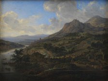 Wine Harvest at the Rhine, 1659. Creator: Saftleven, Herman (1609-1685).