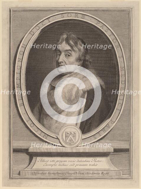 Nicolas de Blampignon, 1702. Creator: Gerard Edelinck.