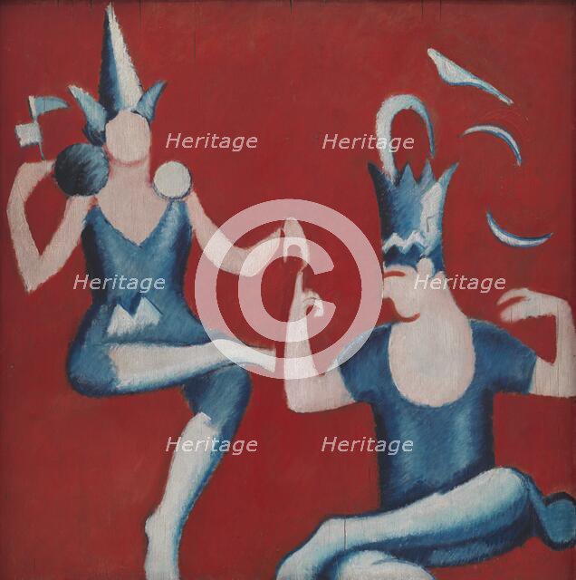 A ballet scene, 1920-1921. Creator: Giersing, Harald (1881-1927).