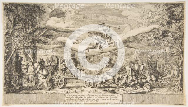 The Triumph of Modern Art, 18th century. Creator: Attributed to Jean Barbault (French, Viarmes 1718-1762 Rome).