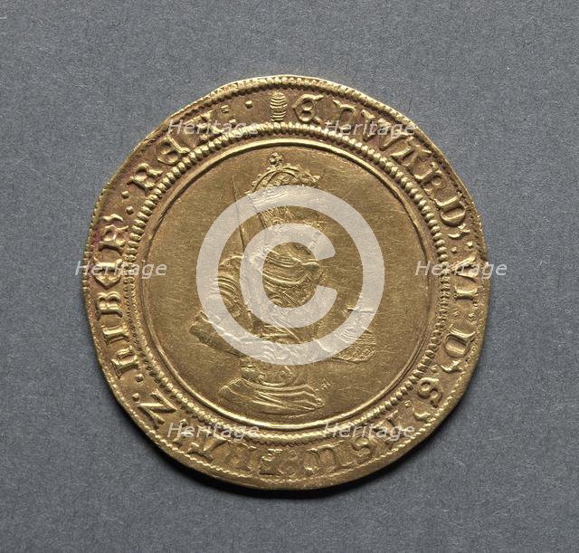Sovereign of Twenty Shillings , 1550-1553. Creator: Unknown.
