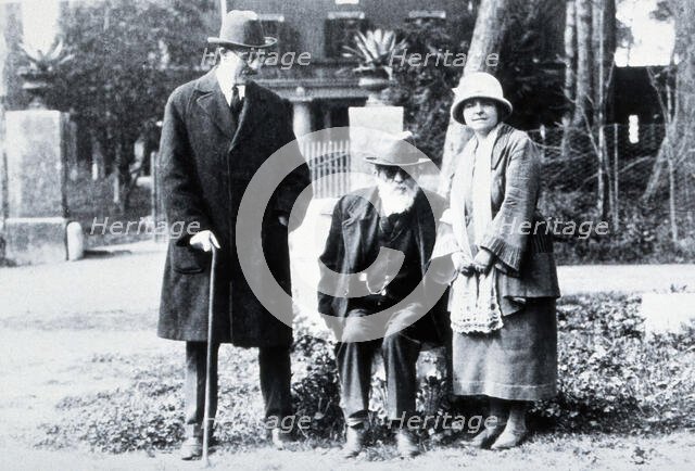 Samuel Taylor Darling, Giovanni Battista Grassi and his (Grassi's?) sister, c1920s. Creator: Unknown.