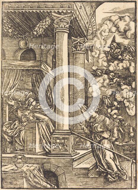 The Annunciation. Creator: Hans Schäufelein the Elder.
