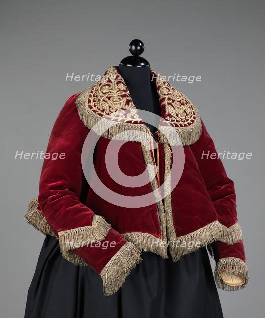 Jacket, Russian, 1840-80. Creator: Unknown.