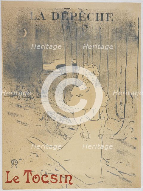 La Dépêche. Le Tocsin, 1895. Creator: Toulouse-Lautrec, Henri, de (1864-1901).