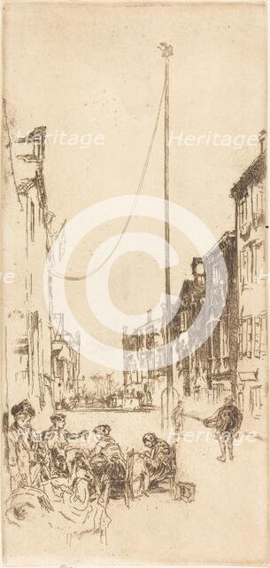 The Mast, 1879/1880. Creator: James Abbott McNeill Whistler.