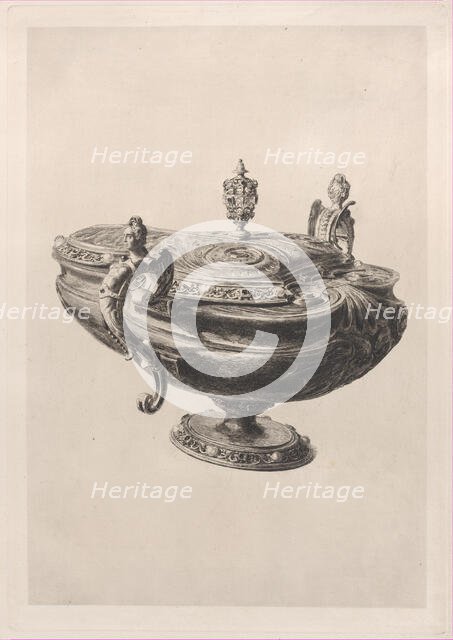 Jade Bezel, 1868. Creator: Jules-Ferdinand Jacquemart.