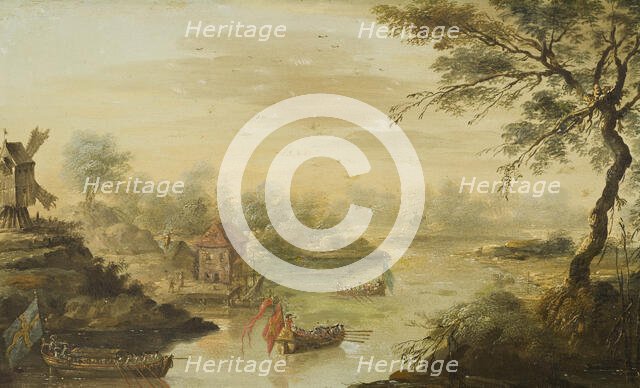 The mill at Ekolsund Castle. Creator: Johan Filip Korn.