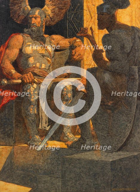 The Grimly Hagen, c. 1930. Creator: Rothaug, Alexander (1870-1946).