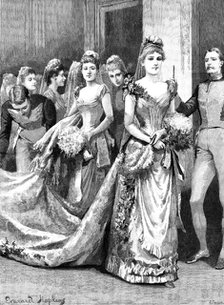 At the Queen’s Drawingroom, 1890. Creator: R. Taylor.