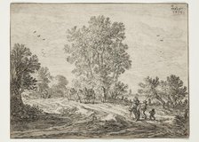 Landscape with Figures, 1654. Creator: Pieter Molijn.