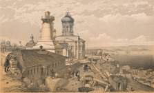 'The Admiralty, Sebastopol', 1856. Artist: William Simpson.