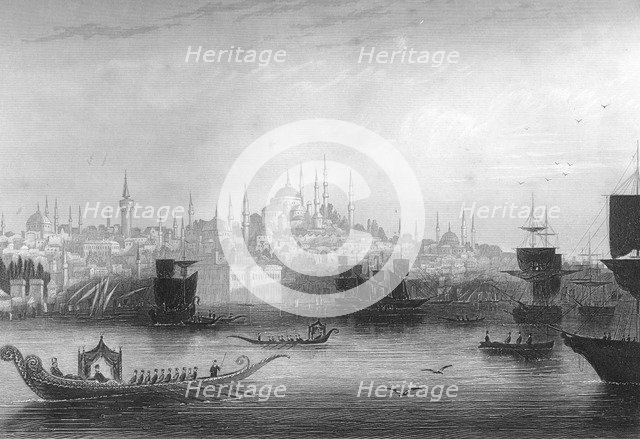 Constantinople (Istanbul), Turkey, 1857.Artist: H Bibby