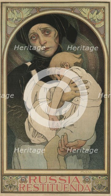 Russia Restituenda (Russia needs renewal), 1922. Creator: Mucha, Alfons Marie (1860-1939).