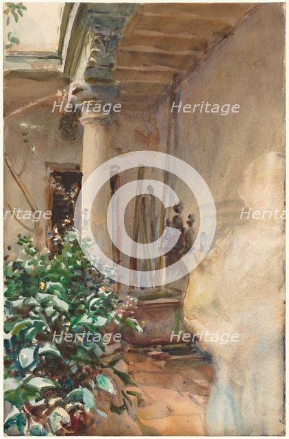 The Patio, 1908. Creator: John Singer Sargent (American, 1856-1925).