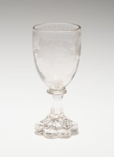 Wine Glass, England, 1800/50. Creator: Unknown.