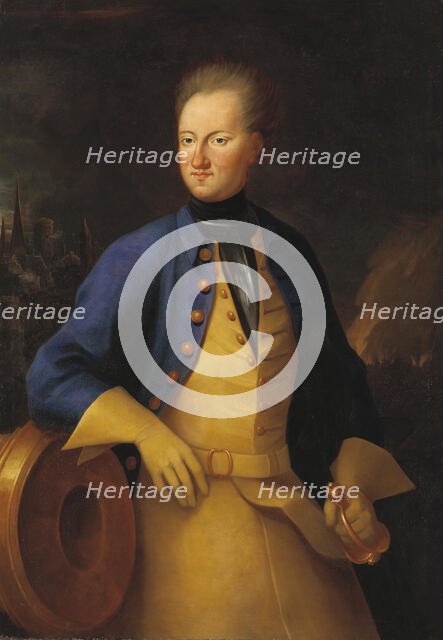 Karl XII, 1682-1718, king of Sweden, 1715. Creator: Axel Sparre.