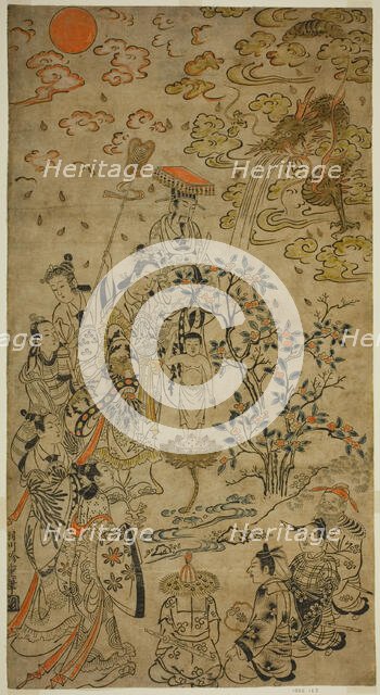 Birth of the Buddha, c. 1710. Creator: Hanekawa Chincho.