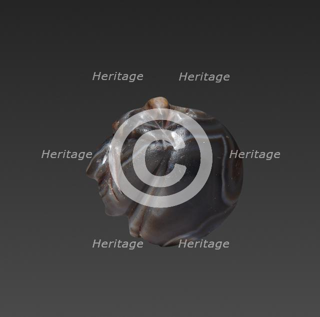 Seal Amulet in the form of a Lion's Head, 3800-3500 BC. Creator: Unknown.