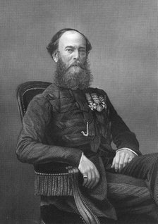 Colonel Brownrigg, British soldier, 1857.Artist: DJ Pound