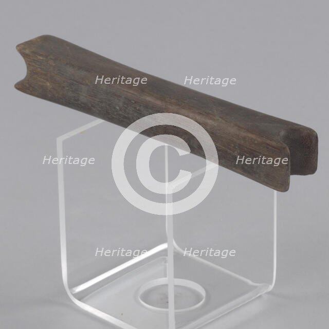 Wood leatherworking slicker (scraping tool), ca. 1850-1900. Creator: Unknown.