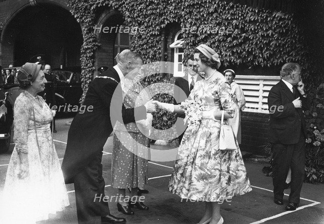 Visit of Princess Alexandra 1956 to York, Yorkshire. Artist: Unknown