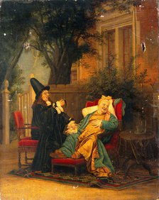 The doctor's surprise. Creator: Vibert, J. G. (Jehan Georges), 1840-1902 (After).
