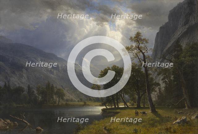 Mount Starr King, Yosemite, 1866. Creator: Albert Bierstadt (American, 1830-1902).