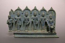 Fragment of a Tableau with Avatars of Vishnu, Pala period, 9th/10th century. Creator: Unknown.