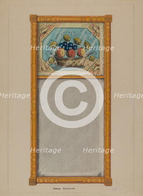 Mirror, c. 1937. Creator: Marie Famularo.