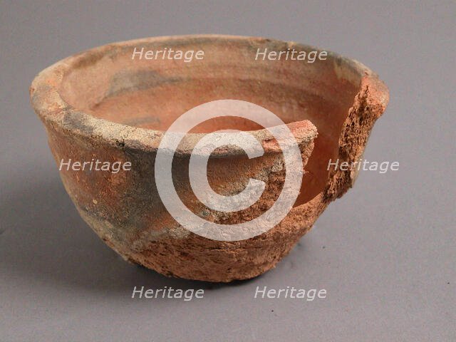 Bowl, Coptic, 4th-7th century. Creator: Unknown.