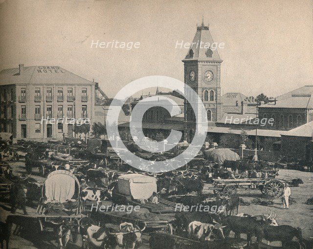 'The Market, Kimberley', c1900. Creator: Unknown.