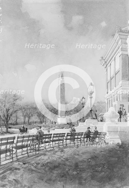 Cleopatra's Needle, 1895. Creator: Frank Crane.