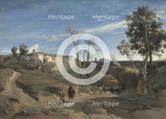 La Cervara, the Roman Campagna, c. 1830-31. Creator: Jean Baptiste Camille Corot (French, 1796-1875).