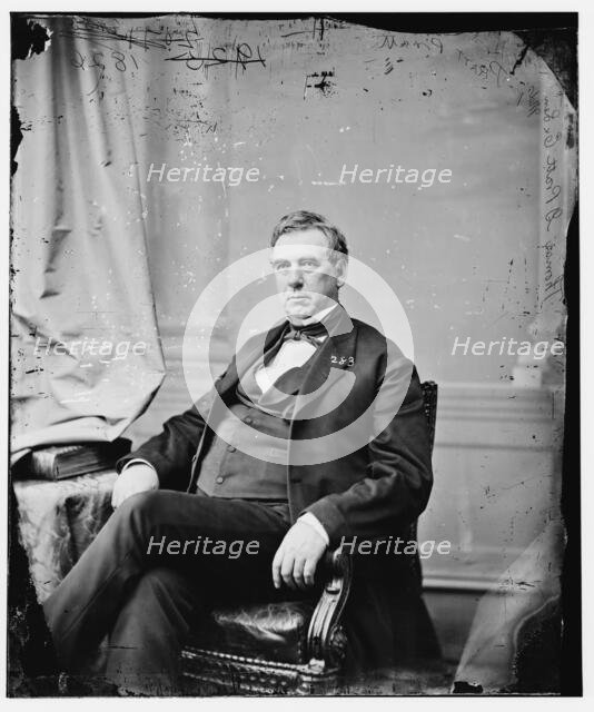 Thomas George Pratt of Maryland, between 1860 and 1875. Creator: Unknown.